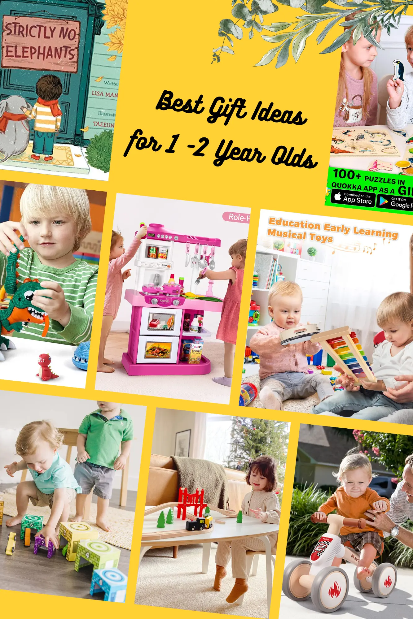 Best Gift Ideas for 1 -2 Year Old toddlers