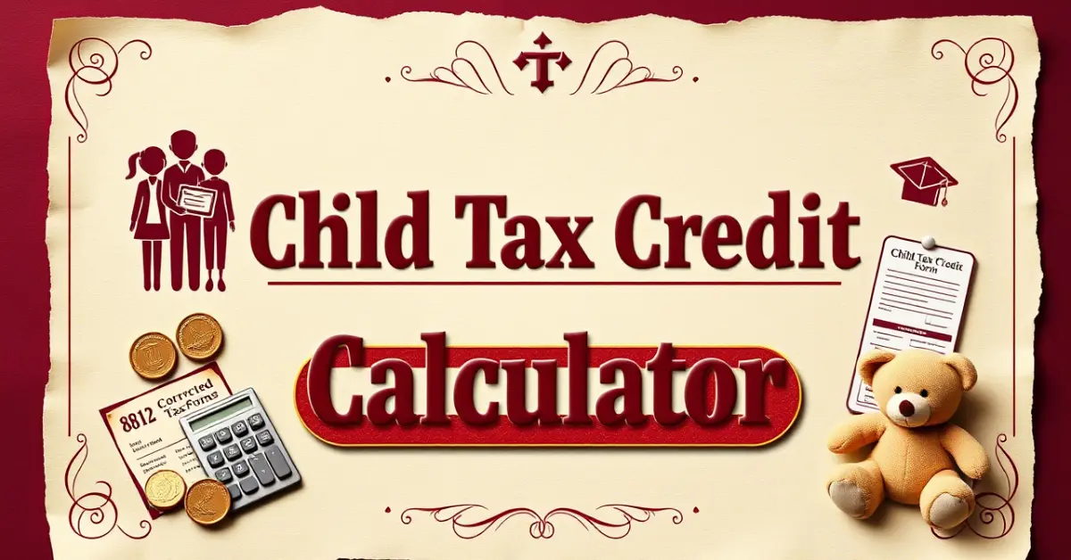 Child Tax Credit Calculator Schedule 8812