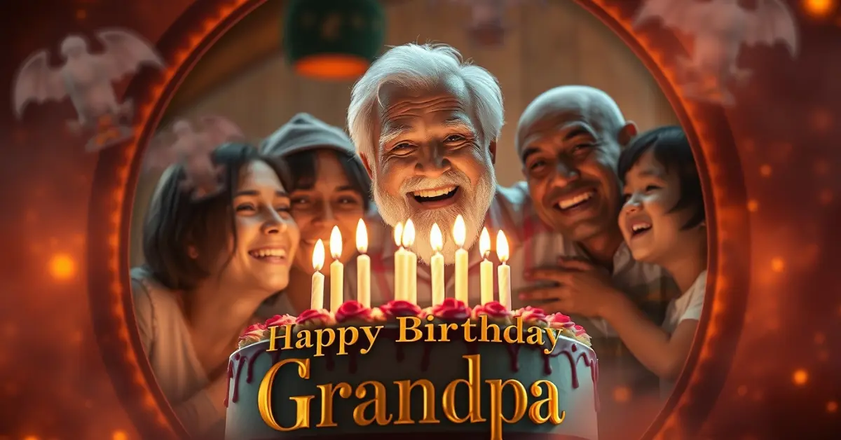 Personalized Birthday Wishes for Grandfather Using Message Generator