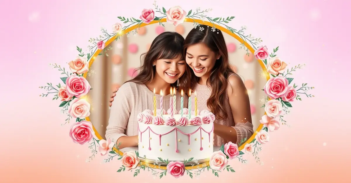 Personalized Happy Birthday Wishes for Sister