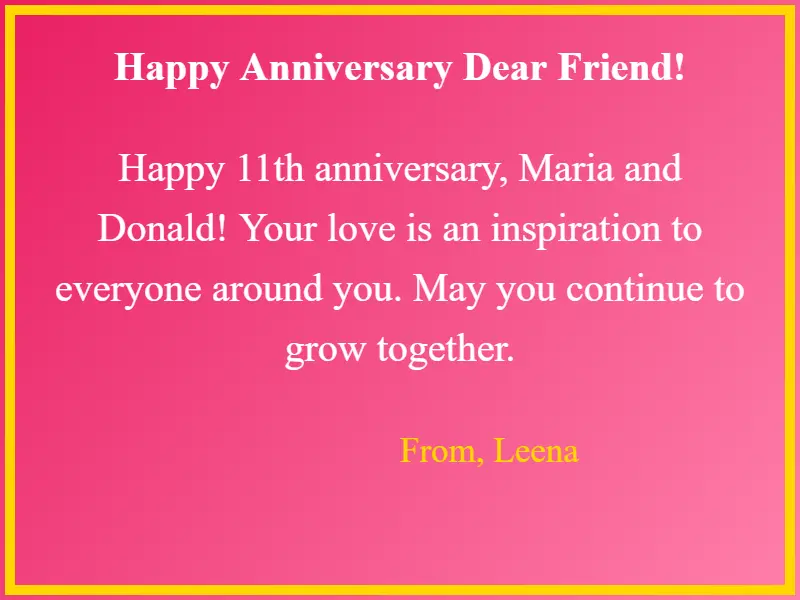 Heartfelt Anniversary Quotes for Friends